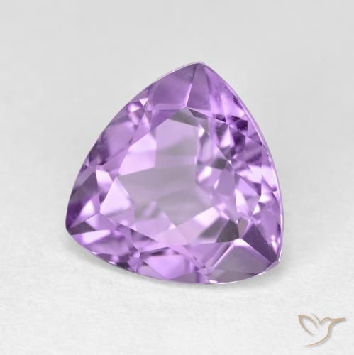 Amatista Violeta rosado natural de 2.92 ct, Trillón, VS