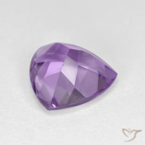 Amatista Violeta rosado natural de 2.92 ct, Trillón, VS