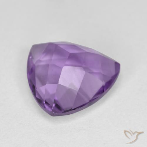 Amatista Violeta rosado natural de 2.89 ct, Trillón, VS