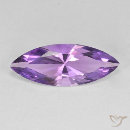 2.94ct Natural Violeta oscuro Amatista, Marquesa, VVS-VS