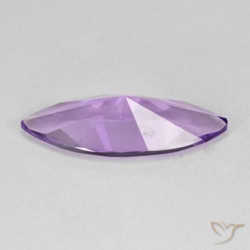 Amatista Violeta oscuro natural de 2.94 ct, Marquesa, VVS-VS