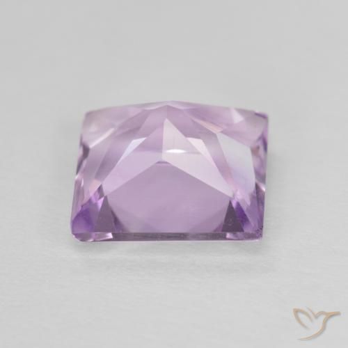 Amatista Magenta claro natural de 2.20 ct, Cuadrado, VS