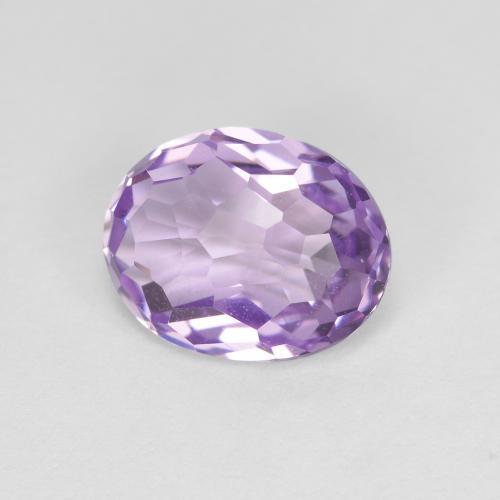Amatista violeta medio natural de 1,95 ct, corte óvalo, VVS