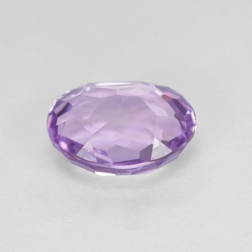 Amatista violeta medio natural de 1,95 ct, corte óvalo, VVS