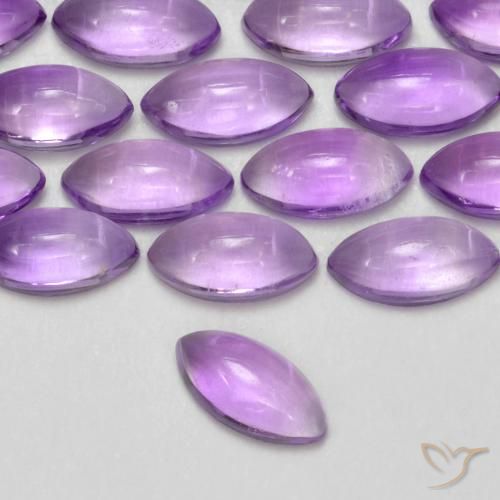 0.19ct Natural Violeta rosáceo medio Amatista, Marquesa, Transparente