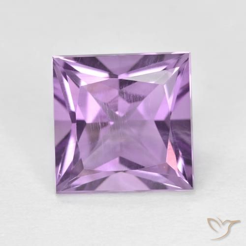 2.30ct Natural Violeta rosado Amatista, Cuadrado, VS