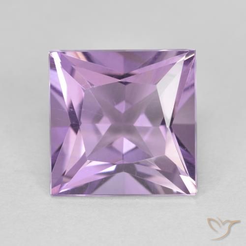 2.19ct Natural Violeta púrpura Amatista, Cuadrado, VVS-VS