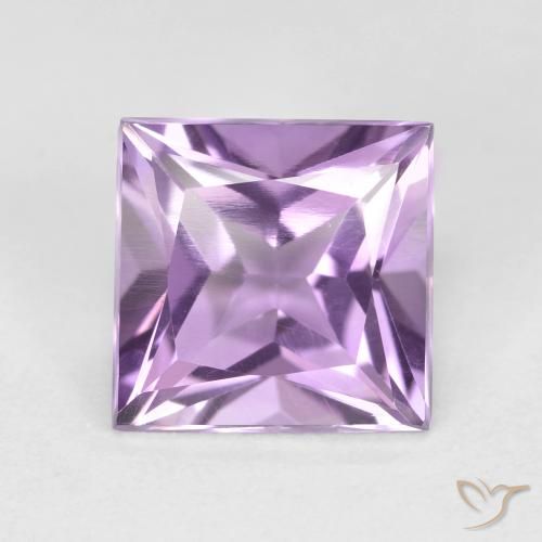 2.23ct Natural Violeta púrpura Amatista, Cuadrado, VVS-VS