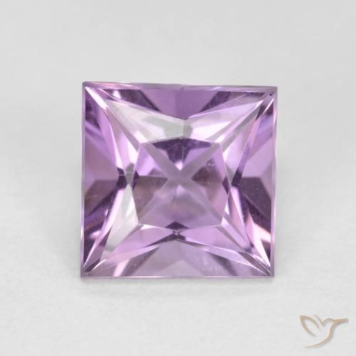 1.96ct Natural Violeta púrpura Amatista, Cuadrado, VVS-VS