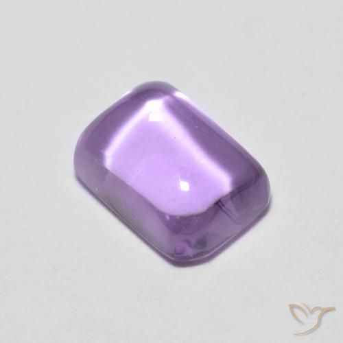 1.26ct Natural Violeta iris intenso Amatista, corte esmeralda, Transparente