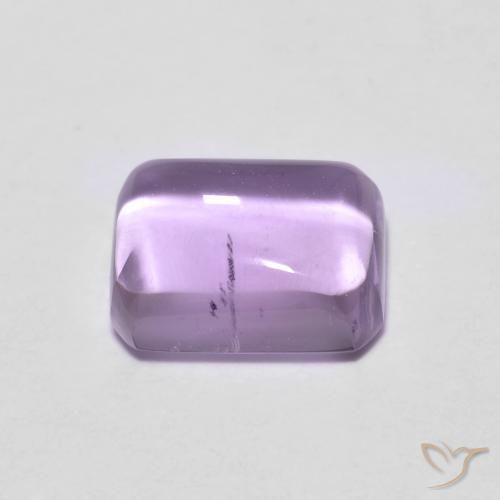 Amatista Violeta claro natural de 1.26 ct, Corte Octágono / Esmeralda, Transparente