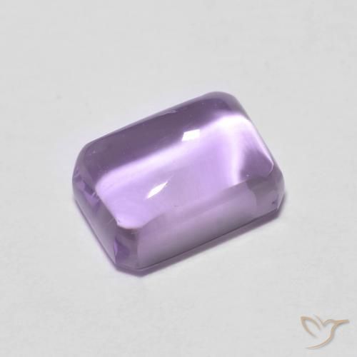 1.31ct Natural Violeta claro Amatista, corte esmeralda, Transparente