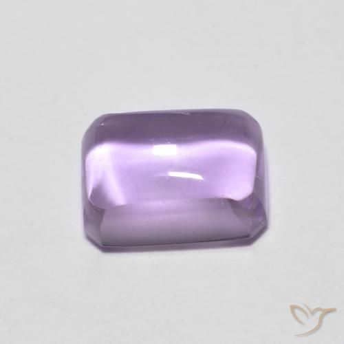 Amatista Violeta claro natural de 1.31 ct, Corte Octágono / Esmeralda, Transparente
