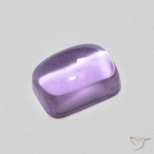1.25ct Natural Violeta claro Amatista, corte esmeralda, Transparente