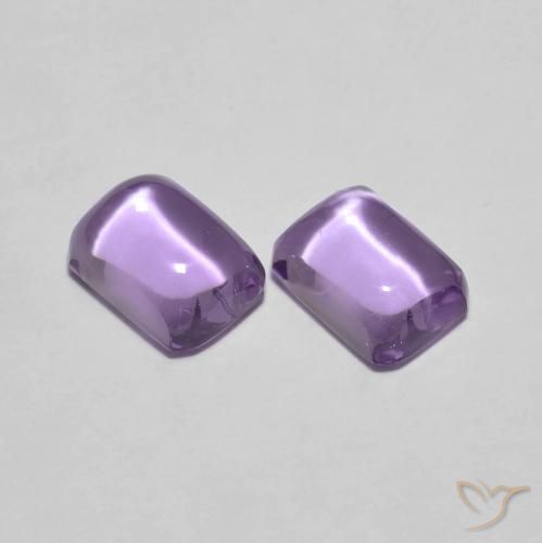 2.24ctw Natural Violeta medio Amatista, corte esmeralda, Transparente