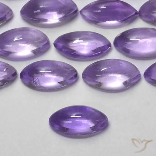 0.17ct Natural Violeta medio Amatista, Marquesa, Transparente