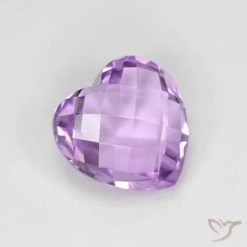1.89ct Natural Violeta iris Amatista, Corazón, VVS