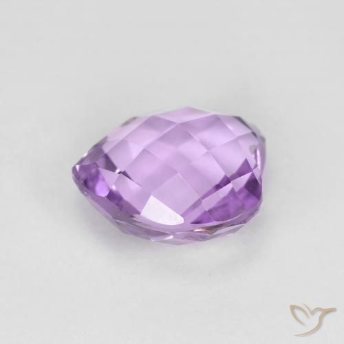Amatista Violeta iris natural de 1.89 ct, Corazón, VVS