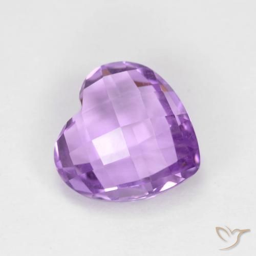 1.92ct Natural Violeta rosado Amatista, Corazón, VVS