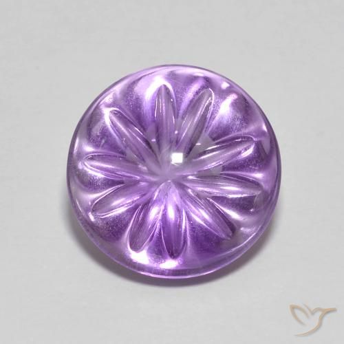 4.75ct Natural Violeta iris Amatista, Redondo, Transparente