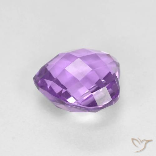 Amatista Violeta iris natural de 1.96 ct, Corazón, VVS