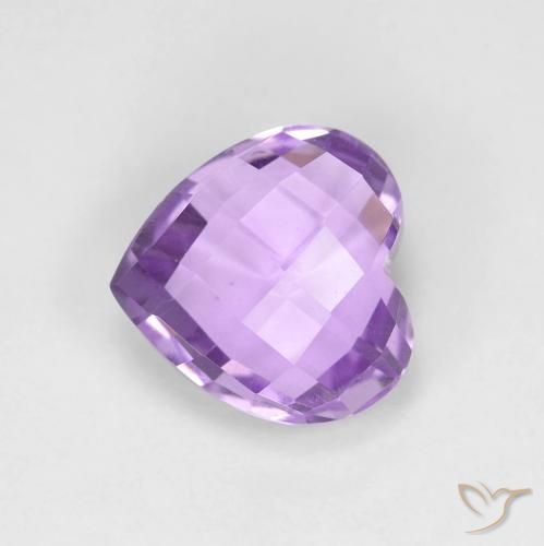 1.95ct Natural Violeta medio Amatista, Corazón, VVS