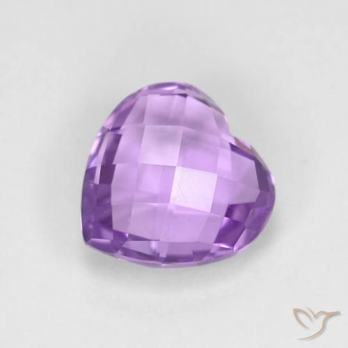 1.93ct Natural Violeta medio Amatista, Corazón, VVS