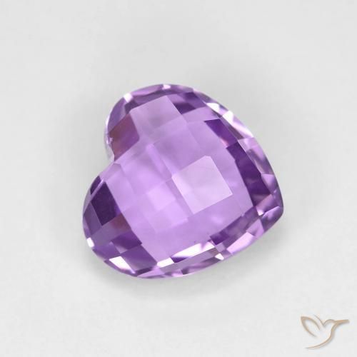 1.87ct Natural Violeta medio Amatista, Corazón, VVS, Photo A