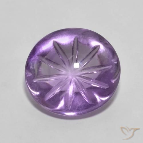 6.64ct Natural Violeta intenso Amatista, Ovalada, Transparente
