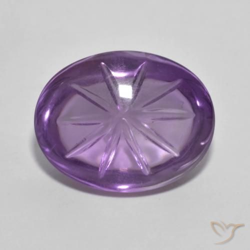 9.42ct Natural Violeta medio Amatista, Ovalada, Transparente