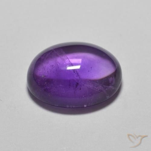 Amatista Medium Light-Violet natural de 2.51 ct, Ovalada, Transparente