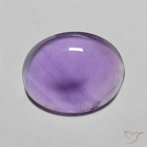 2.82ct Natural Violeta medio Amatista, Ovalada, Transparente