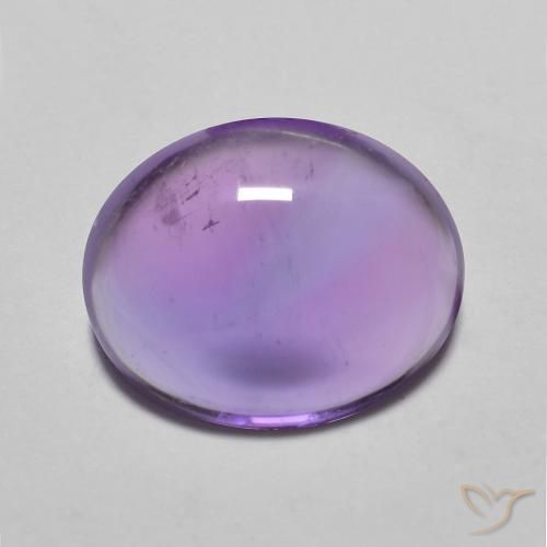 3.46ct Natural Violeta rosado Amatista, Ovalada, Transparente