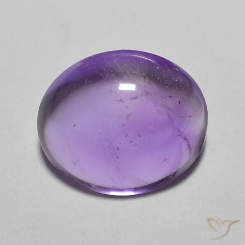 3.54ct Natural Violeta intenso Amatista, Ovalada, Transparente