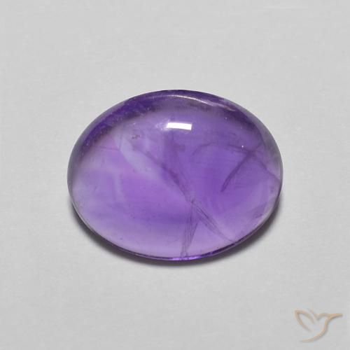 2.45ct Natural Medium Light-Violet Amatista, Ovalada, Transparente
