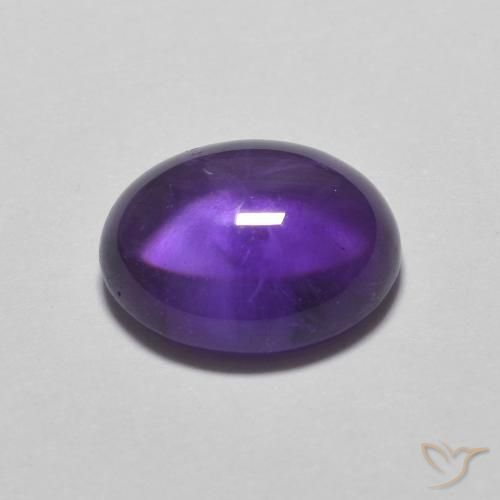 Amatista Medium Light-Violet natural de 2.45 ct, Ovalada, Transparente
