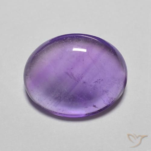3.55ct Natural Violeta rosado Amatista, Ovalada, Transparente