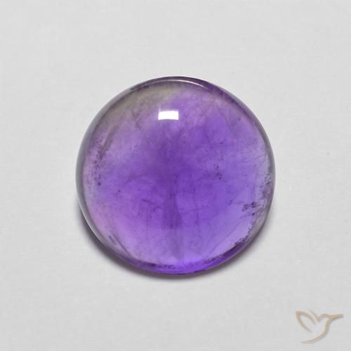 3.98ct Natural Violeta medio Amatista, Redondo, Transparente