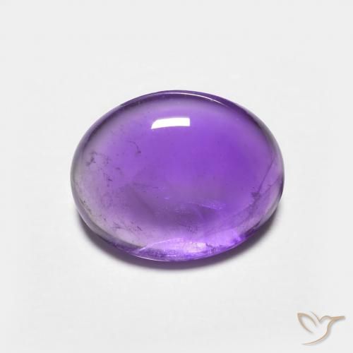 2.82ct Natural Violeta oscuro Amatista, Ovalada, Transparente