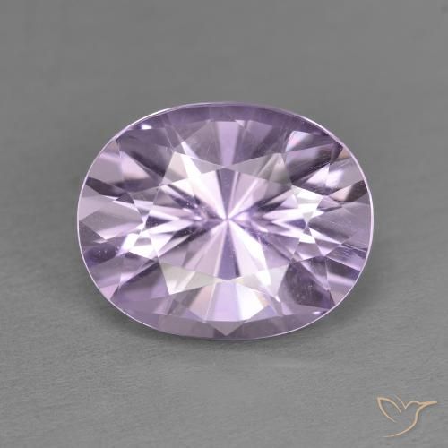 4.38ct Natural Violeta medio Amatista, Ovalada, VVS