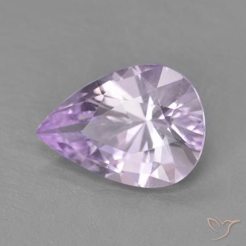 3.36ct Natural Violeta claro Amatista, En forma de pera, VVS