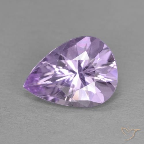 3.15ct Natural Violeta medio Amatista, En forma de pera, VVS