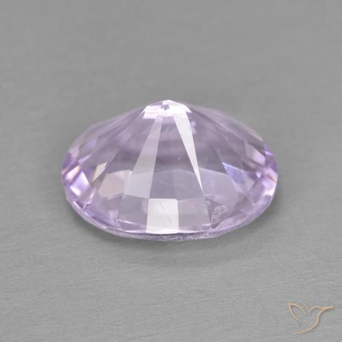 Amatista Violeta claro natural de 2.82 ct, Ovalada, VVS