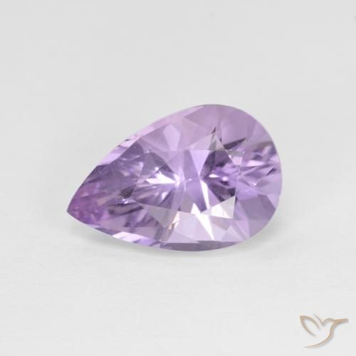 2.35ct Natural Violeta iris claro Amatista, En forma de pera, VVS