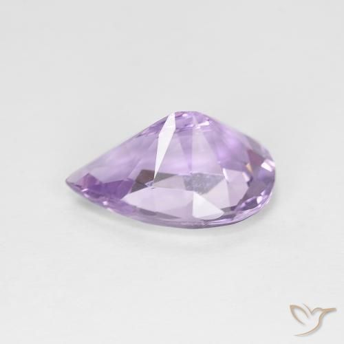 Amatista Violeta iris claro natural de 2.35 ct, En forma de pera, VVS