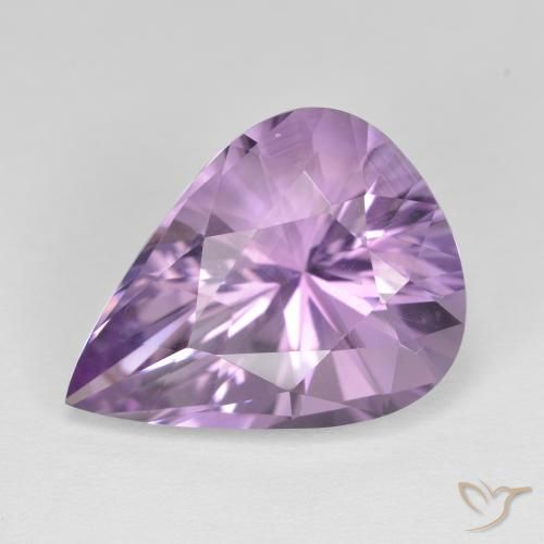 8.26ct Natural Violeta iris Amatista, En forma de pera, VVS
