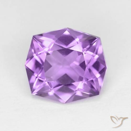 3.50ct Natural Violeta púrpura medio Amatista, Elegante, VVS