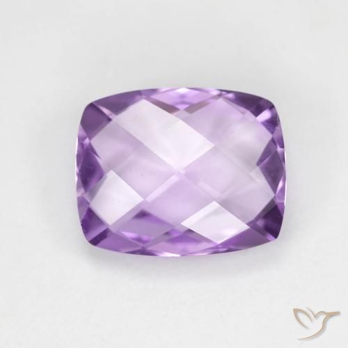 2.78ct Natural Violeta rosado Amatista, Forma Cojín, VVS