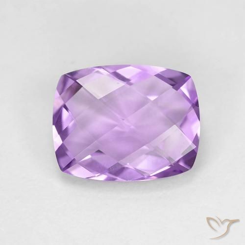 2.45ct Natural Violeta rosado Amatista, Forma Cojín, VVS