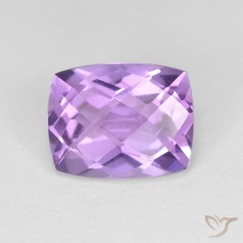 2.09ct Natural Violeta iris Amatista, Forma Cojín, VVS